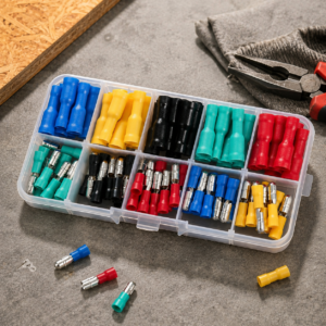 Insulated Crimp Terminal Connector Kit (100pcs)